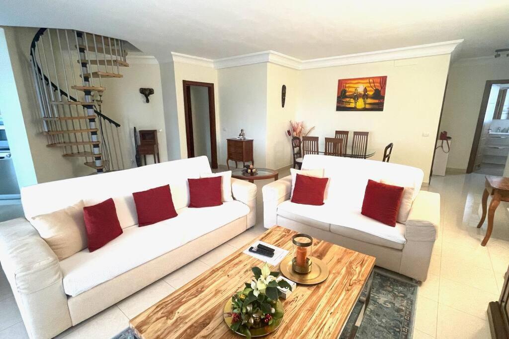 Luxurioese Duplex Ferienwohnung In Sehr Ruhiger Wohnanlage Mit Meerblick Эль-Пальмар Экстерьер фото