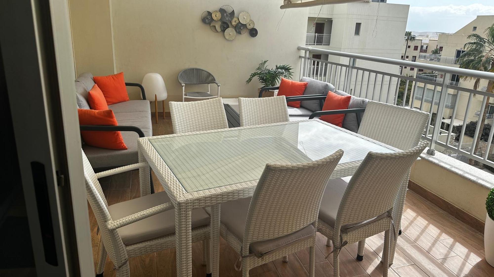 Luxurioese Duplex Ferienwohnung In Sehr Ruhiger Wohnanlage Mit Meerblick Эль-Пальмар Экстерьер фото